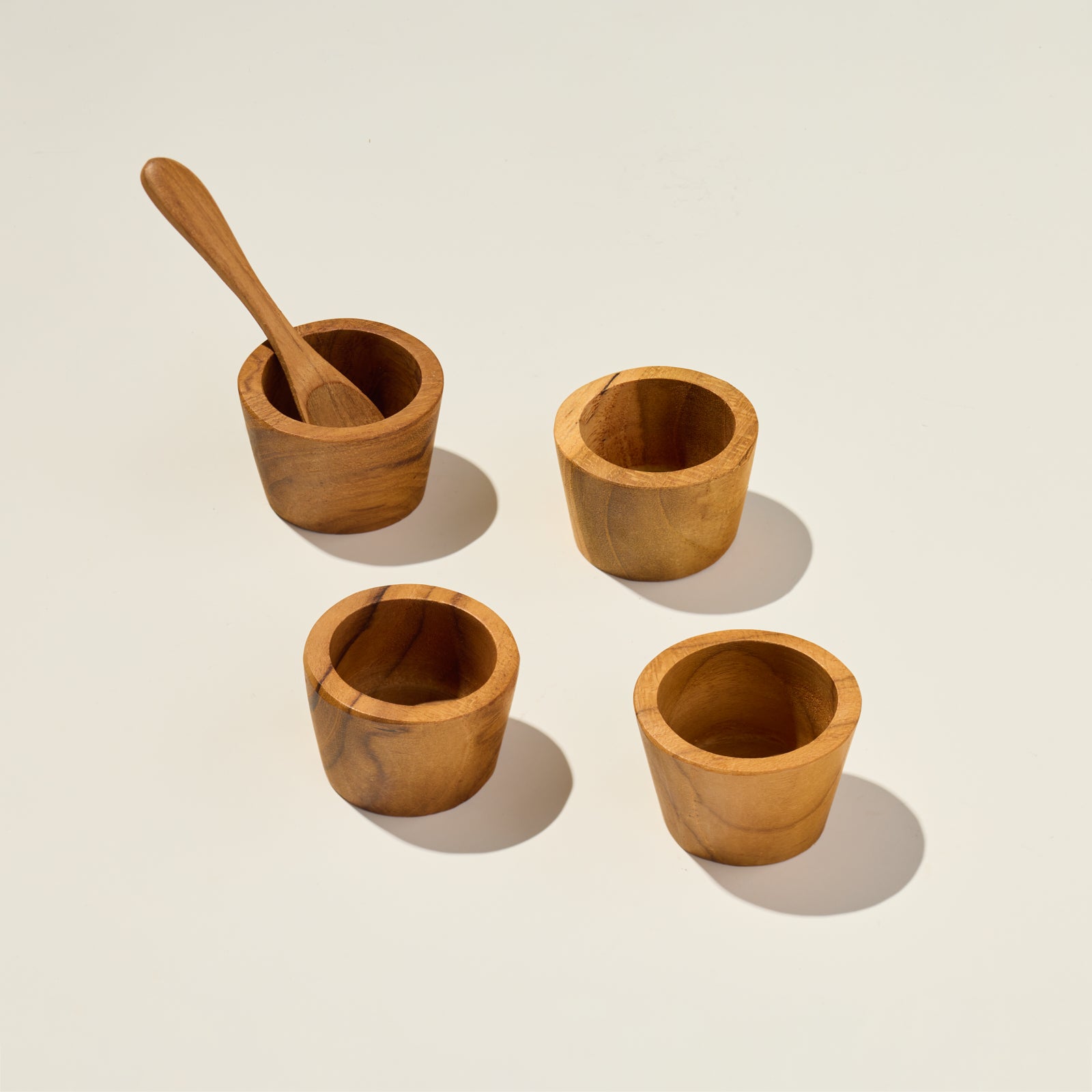 Mini Wooden Potion Pots &amp; Spoon